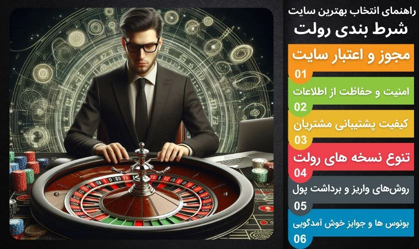 انتخاب بهترین سایت شرط بندی رولت