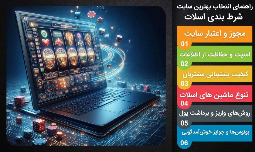انتخاب بهترین سایت شرط بندی اسلات