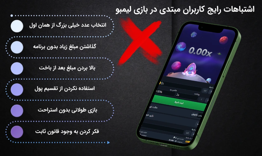 اشتباهات شرط بندی لیمبو